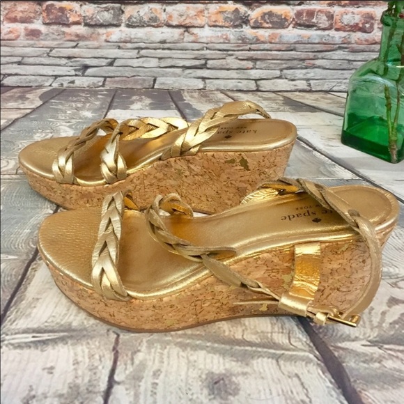 Kate Spade Wedge Sandal - Size 7.5 - Picture 4 of 6